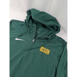 Oklahoma Baptist Nike Quarter Zip Pullover Jacket‎ Hoodie Medium Double Side Zip